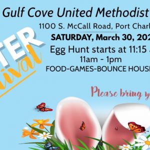 3/30 Gulf Cove United Methodist Church Easter Egg Hunt