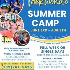 Star Taekwondo and Wellness Center Summer Camp