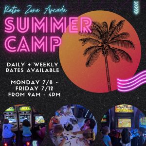 Retro Zone Arcade Summer Camp